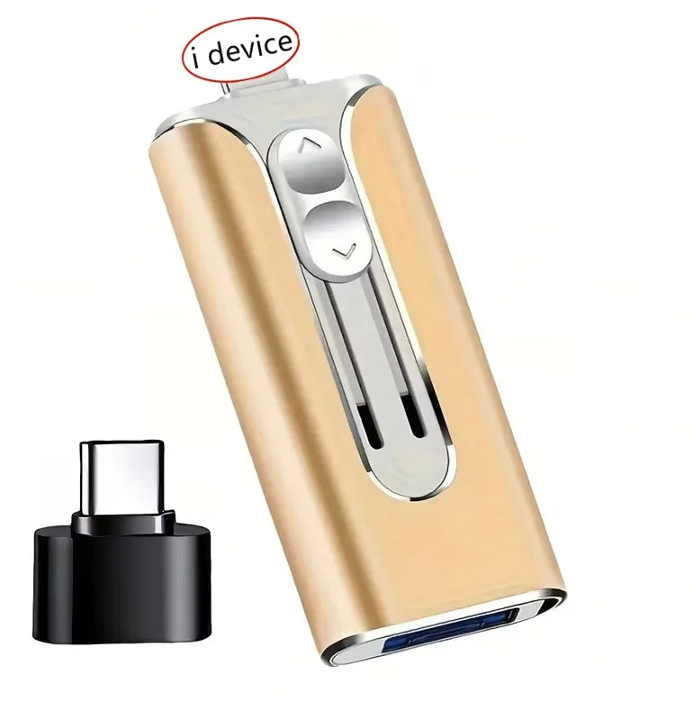 Usb Flash Drive 512GB 256GB 2TB 1TB pendrive For iPhone/ipad/IOS/Otg 2in1 Pen Drive For iOS External Storage Devices High speed