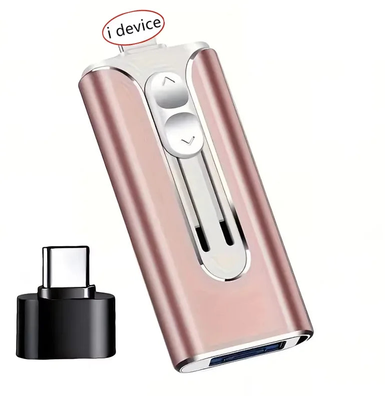 Usb Flash Drive 512GB 256GB 2TB 1TB pendrive For iPhone/ipad/IOS/Otg 2in1 Pen Drive For iOS External Storage Devices High speed