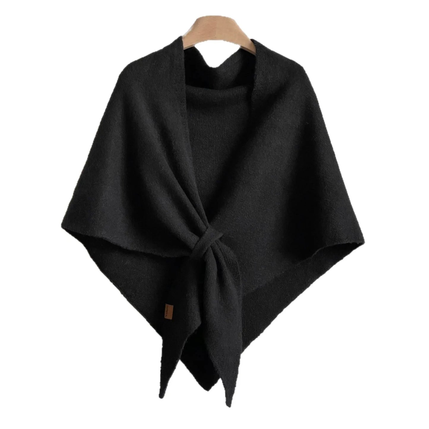 Women Striped Triangle Shawl Cloak Spring Autumn Soft Knitted Warm Loose Scarf NSFZ-20250922003