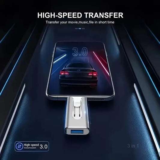 Usb Flash Drive 512GB 256GB 2TB 1TB pendrive For iPhone/ipad/IOS/Otg 2in1 Pen Drive For iOS External Storage Devices High speed